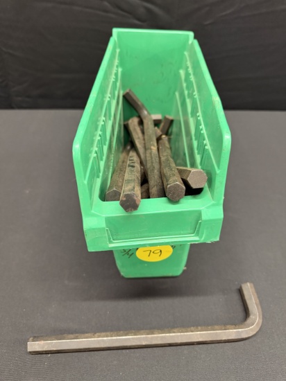 Huge Lot of 15 Total Allen Keys Wrenches 9/16" Inch