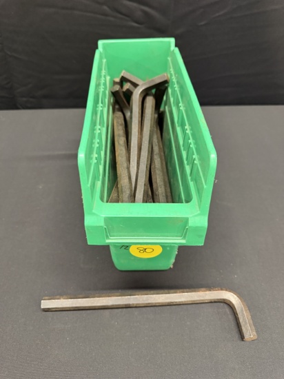 Huge Lot of 17 Total Allen Keys Wrenches 9/16" Inch