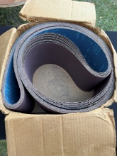 Box of Norton R247 Metalite 6" x 132" Sanding Belts Total of 22