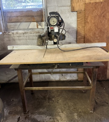 Vintage Sears Craftsman 12" Inch Radial Arm Saw