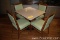 Lot of One Table and Four Chairs