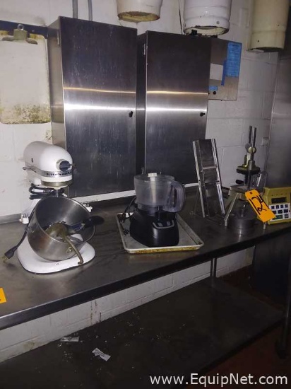 Lot of Assorted Appliances Blenders, Mixer, Mandoline Slicer and Potatoe Press