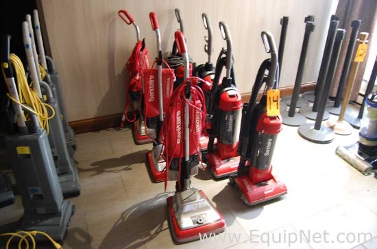 Lot of Seven Sanitaire Vacuums