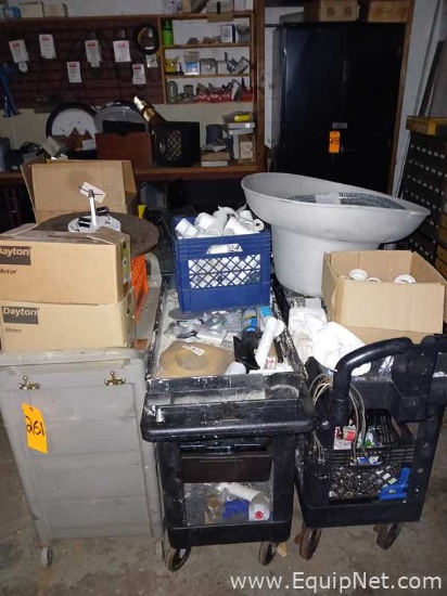 Lot of Five Maintance Carts
