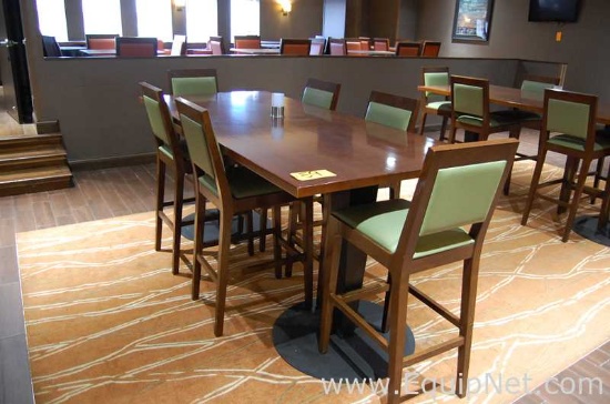 Lot of One Table and Six Chairs