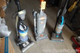 Lot of Three Vacuums Hoover and Bissells