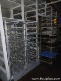 Lot of Two Metal Racks and Two Wire Racks