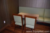 Lot of One Table, Two Chairs and One Bench