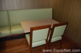 Lot of One Table, Two Chairs and One Bench