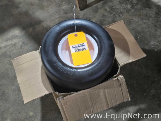 Set Of 2 Flat-free Tires Size: 13.5 X 5.00 - 6