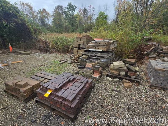 Large Lot Of Pavers Bricks And Stone