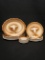 Rare Syracuse Western Ware Set of Four: Oval Appetizer Plates, Round Bread Plates & Butter Dishes