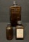 Watkins Vintage Amber Glass Bottles