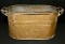 Antique Copper Boiler with Wooden Handles