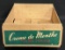 Mendelson-Zeller Co. Flame Tokays Creme de Menthe Wooden Crate