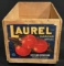 Laurel Co-Op Union Canadian Apples Wooden Crate