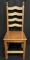 Vintage Highback Ladderback Chair