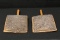 Pair of Primitive Wooden Wool Carders
