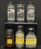 Assorted Vintage Dental Supply Bottles