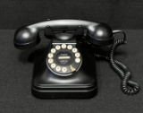 Vintage Remake of 1950's Rotary Style Push Button Phone including Landline Wiring