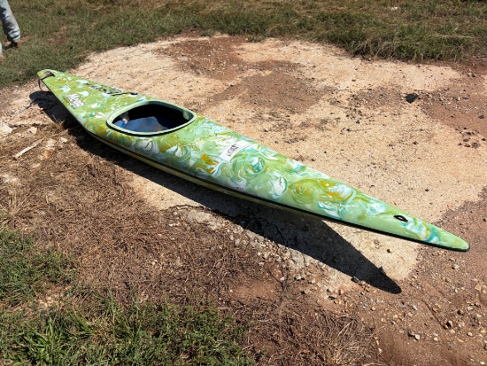 Green Sit In Kayak