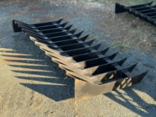 NEW 84 Inch Skidsteer Root Rake