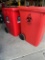 (3) Biohazard Trash Cans