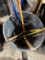 Trash Can With Hand Tools