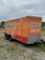 7x16 Enclosed Trailer With Swing Doors
