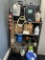Shelf And Contents- Misters, Pumps