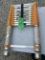 Xtend + Climb Telescoping Extension Ladder: 12.5 Ft Overall Ht, Aluminum, 250 Lb Load Capacity - Max