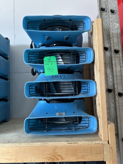 (2) Dri-eaz Velo Pro Air Movers- (2) Dri-eaz Velo Air Movers