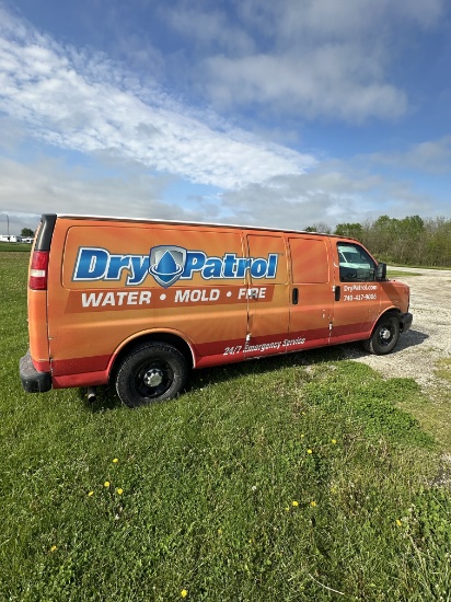 2014 Chevrolet Express 3500 Cargo Carpet Extration Van Cleanco Compact 47