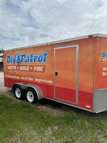 7x18 Enclosed Trailer With Ramp