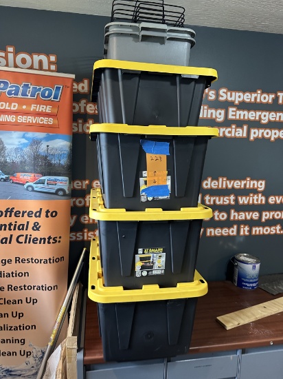 Cookout Supplies Plus 4 Totes