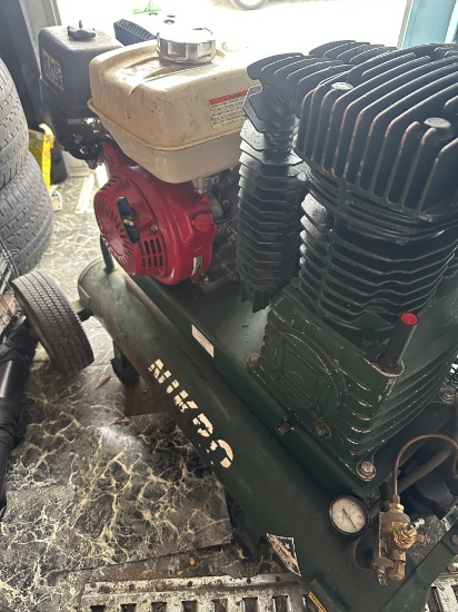 Nikro 9 H.P. Honda 2 Stage, 175 Psi Portable Gasoline Compressor