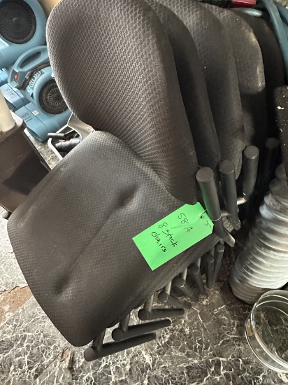 (8) Stacking Padded Chairs