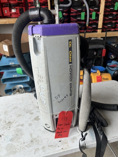 Proteam Super Coach Pro-10 Hepa Industrial Backpack Vacuum