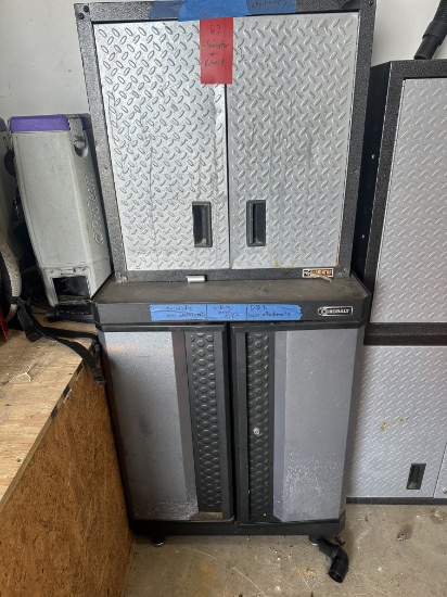 1 Gladiator Wall Hanging Tool Box. 1 Kobalt Rolling Toolbox