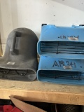 Part Air Movers- 2 Shells- 1 Unkown Condtion Air Mover