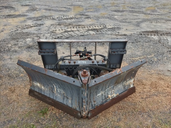 Skid loader Plow