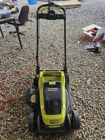 New Ryobi electric push mower