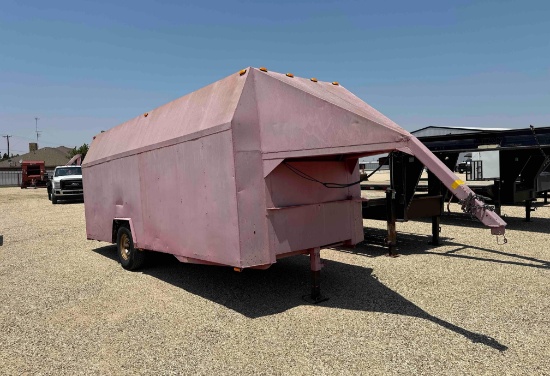 Shop built, gooseneck, enclosed trailer with title