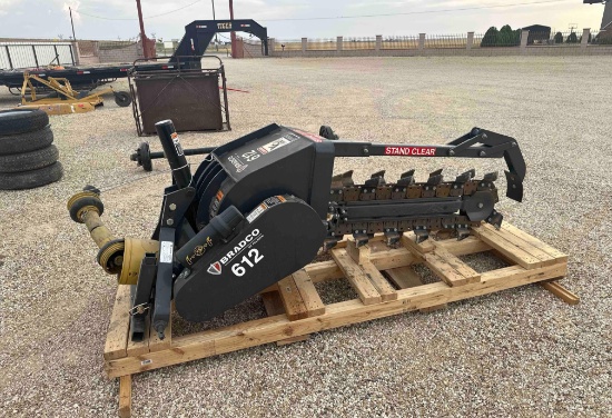 Branco 612 ditcher, 3 point, like new condition