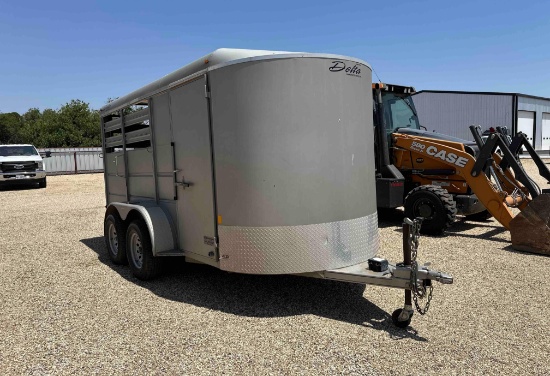 DELTA bumper pull 2 HORSE SLANT LOAD.