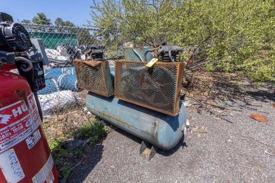 Curtis Mater Line Horizontal Tank-Mounted Reciprocating Compressor.