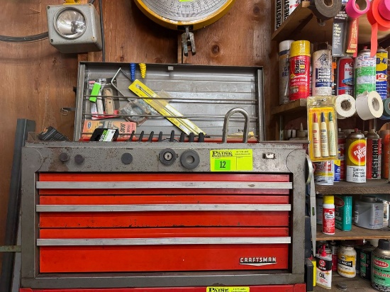 (1) Craftsman 3 Drawer Toolbox w/Tools