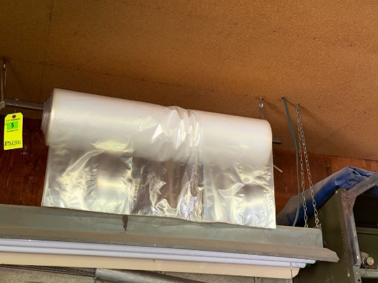 (1) Roll of Clear Plastic Poly