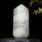An Exquisite White Jade Lotus Pattern Pendant