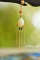 An Exquisite Sterling Silver-Gold Plated Inlaid White Jade Ebony Hairpin